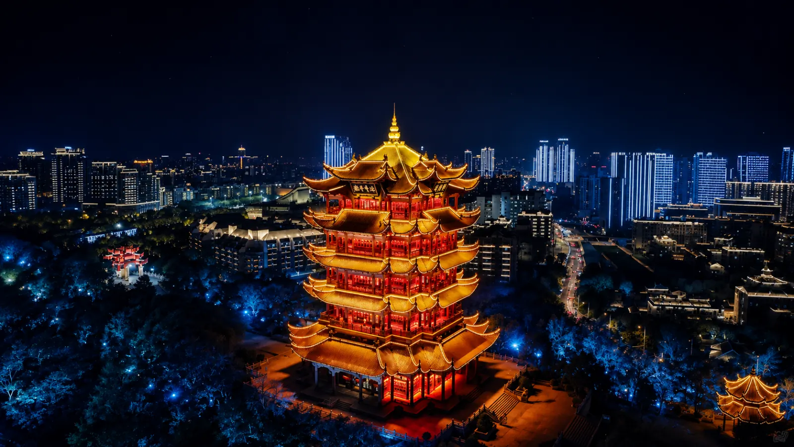 View of Wuhan, China