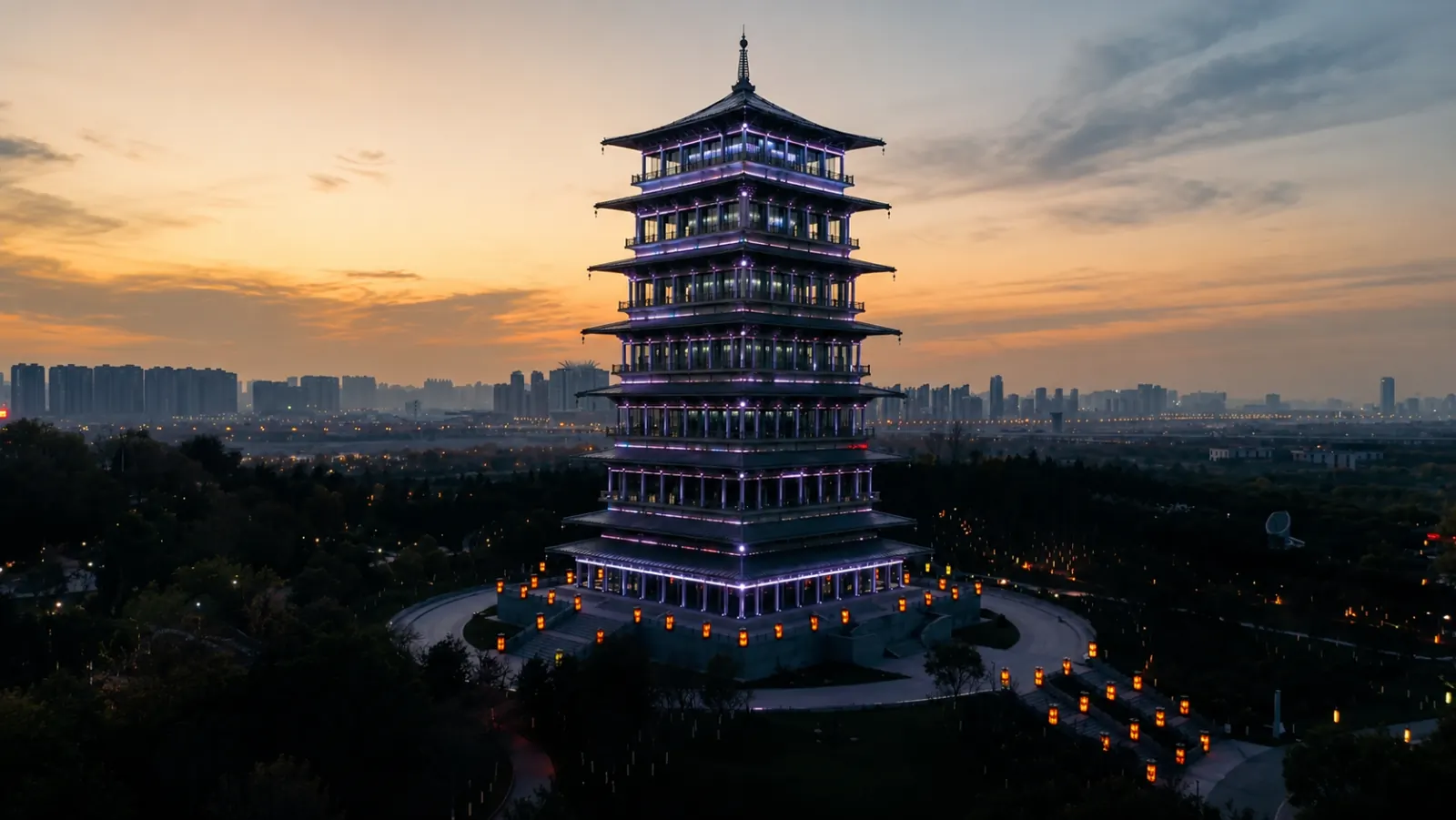 View of Xi’an, China